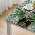 thumbnail image 5 of WYYP Flowers Leaves Vase Square Tablecloth with Elastic Edge 100% Polyester Fiber 40*40, 5 of 8
