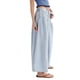 thumbnail image 2 of Pantalones Vaqueros Anchos para Mujer, Holgados, con Cintura Elástica, Botones, Estilo Boyfriend, Informales, Sueltos, con Bolsillos. Azul L, 2 of 9