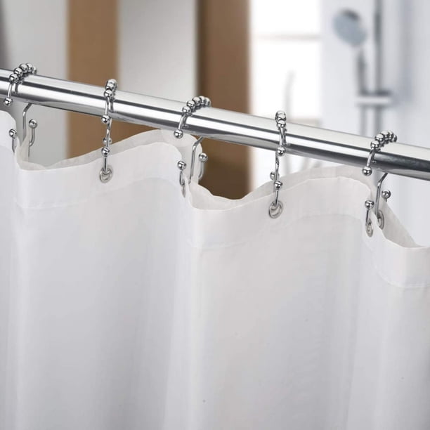 Croydex Lot De 12 Anneaux En C Pour Rideau De Douche Chrome Croydex Lot De 12 Anneaux En C Pour Rideau De Douche Chrome