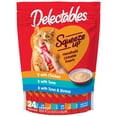 thumbnail image 1 of Wet Cat Treats Hartz Delectables Squeeze Up de atún y camarones, 24 x 15 ml, 1 of 5