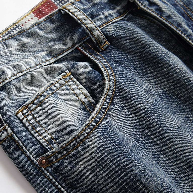Importé - Pantalon Homme Jeans Denim Slim Fit Micro-élastique