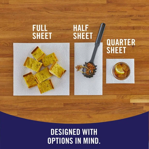 Sparkle Tear-A-Square Paper Towels, 6 Double Rolls