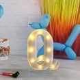 thumbnail image 5 of LED Letter Lights Sign Letters Light Up Letters Sign for Night Light Wedding Birthday Party Battery Powered for Christmas Lamp Home Bar Birthday Party Wedding Children's Room, 5 of 6