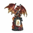 thumbnail image 1 of FC Design 11"H Medieval Red Volcano Dragon with LED Light Up Crystal Jewelry Statue Fantasy Decoration Figurine, 1 of 1
