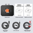 thumbnail image 5 of Adaptador Bluetooth 6.0, Transmisor y Receptor de Audio, Entrada Auxiliar de 3,5 mm, Sonido Estéreo de Alta Fidelidad, Receptor de Audio Inalámbrico., 5 of 5