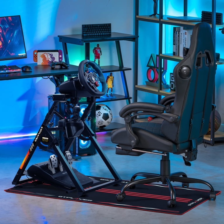 GTPLAYER Sim Racing Steering Wheel Stand for Logitech G920 G29 G25 GTPLAYER Sim Racing Steering Wheel Stand for Logitech G920 G29 G25