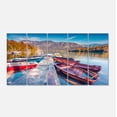 thumbnail image 2 of Bohinj Lake in Morning - Landscape Photo Canvas Art Print, 2 of 3