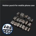 thumbnail image 4 of 55 Shape Style Hollow Punch Cutter Set Multifunctional Hollow Hole Puncher Creative Mobile Phone Holster Punching DIY Tools for Leather Craft Clay Jewelry Indoor, 4 of 9