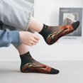 thumbnail image 2 of Fuzoiu Astronaut On Mars A Print Adult Socks, Crew Moisture-wicking Socks, Unisex Cushion Crew Socks,Casual Sports Ankle Socks, 2 of 7