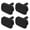 4pcs, variant on opvise 4/8Pcs Silicone Fryer Rubber Feet for Gourmia GAF856 GAF566 Heat Resistant Food Grade Scratch Protector Rubber Bumper Fryer Replacement Accessories 4pcs
