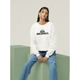thumbnail image 2 of Call Me Bad Influencia Sweatshirt Women -Smartprints Designs, Female Medium, 2 of 4