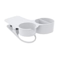 thumbnail image 2 of Leeye Large Clip On Cup Holder, Extra Wide Beverage Holder with Clamp, Heavy Duty Drink Holder for Desk Beach Chair Patio, Fits Large Tumblers Mugs Bottles, White, 2 of 5