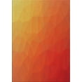 thumbnail image 1 of Ahgly Company Indoor Rectangle Patterned Orange Novelty Area Rugs, 2' x 3', 1 of 6