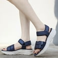 thumbnail image 2 of Mostsola Platform Sandals for Women Adjustable Wide Width Athletic Outdoor Water Beach Shoes, 2 of 9