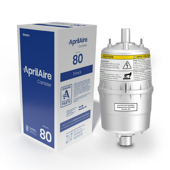 Aprilaire 80 - Recipiente de Repuesto para humidificador de Vapor Modelos 800 y 865 (Paquete de 1) Color Blanco
