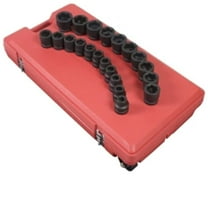 21 Pc 1 Inch Drive Sae Impact Socket Set