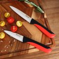 thumbnail image 4 of Hecef Knife Set, 13-Piece Satin-finished Sharp and Rust-Proof Kitchen Knife Set with Sharpener, 4 of 11