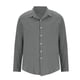 thumbnail image 4 of pstuiky Camisas de manga larga abrigadas para hombre, Camisa informal de moda para hombre, con cuello en V y mangas, transpirable Tops de talla grande para hombre l, 4 of 6
