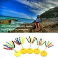 thumbnail image 2 of Rubber Space Beans Bobber Colorful Stable Oval Design Float Space Beans for Fishing, 2 of 10