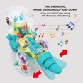 thumbnail image 5 of Electric Walking Dinosaur Toy with Transparent Rotating Gears, Colorful LED Lights & Dynamic Music, Universal Moving Toy for Toddlers, Perfect Christmas Holiday Gift for Kids, 5 of 6