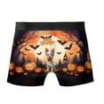 thumbnail image 2 of Mummy Yorkshire Terrier Happy Halloween with Pumpkins Bats Spooky Fun All Over Print Boxer Briefs Underwear for Men Dad Yorkie Dog Lover Gifts - 00019, 2 of 6