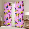 thumbnail image 2 of Erosebridal Butterfly Blackout Curtains Women,Rainbow Butterfly Curtains & Drapes,Glitter Gradient Tie Dye Window Curtains,Abstract Butterflies Window Treatments, 2 of 6