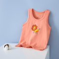 thumbnail image 2 of ShiShine Clearance Toddler Boys Girls Cotton Tank Tops Soft Crewneck Undershirts Summer Cute Print Sleeveless Vests Size 3-13T, 2 of 3