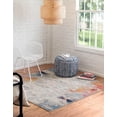 thumbnail image 4 of Unique Loom 3144028 6 x 6 ft. Tybee Chromatic Square Rug, Beige, 4 of 4