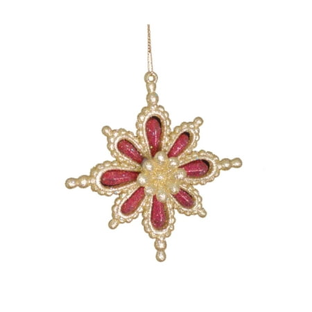 kurt snowflake adler ornament glitter christmas gold dialog displays option button additional opens zoom