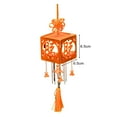 thumbnail image 6 of Callipe Chinese Lantern Spring Festival DIY Lantern Kit Chinese Knot Lantern with Tassel Handheld Night Light with LED Lights, 6 of 8
