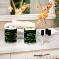 thumbnail image 6 of Ryvnso 2 Pack Qtip Holder Organizer Clover Leaf Pattern Bathroom Cotton Swabs Cans Storage Canister, 6 of 7