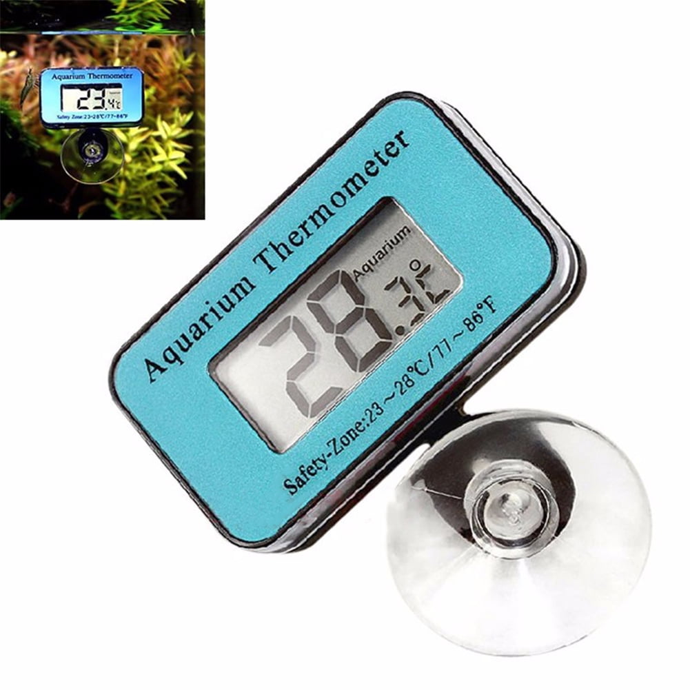 LCD Display Digital Thermometer for Fish Tank Aquarium Colorblue