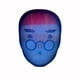 thumbnail image 3 of Irfora Máscara de miedo de Halloween Máscara de Navidad LED Máscara de disfraz de Cosplay LED para fiestas de disfraces Aplicación de soporte Cargar imagen Cambio de cara por gesto Irfora Casco, 3 of 7