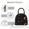 thumbnail image 4 of Yiaed Cartoon Pride Lgbt Print Lunch Bag Adult Insulated Lunch Box, Leakproof Cooler Food Lunch Containers Reusable High Capacity Lunch Tote Bags-One Size, 4 of 6