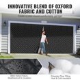 thumbnail image 3 of QueipA Garage Door Screen for Winter 18.3 x 7.15 ft Garage Door Insulation Kit, 3 of 12