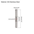 thumbnail image 2 of 2x20mm 304 Inoxidable Acero Espiga Pasadores, 5uds Centro Estriado Plano Chaflanado Extremo Espiga Pasador, Madera Litera Cama Estante Picas Soporte Estantes Fijar Elementos, 2 of 6