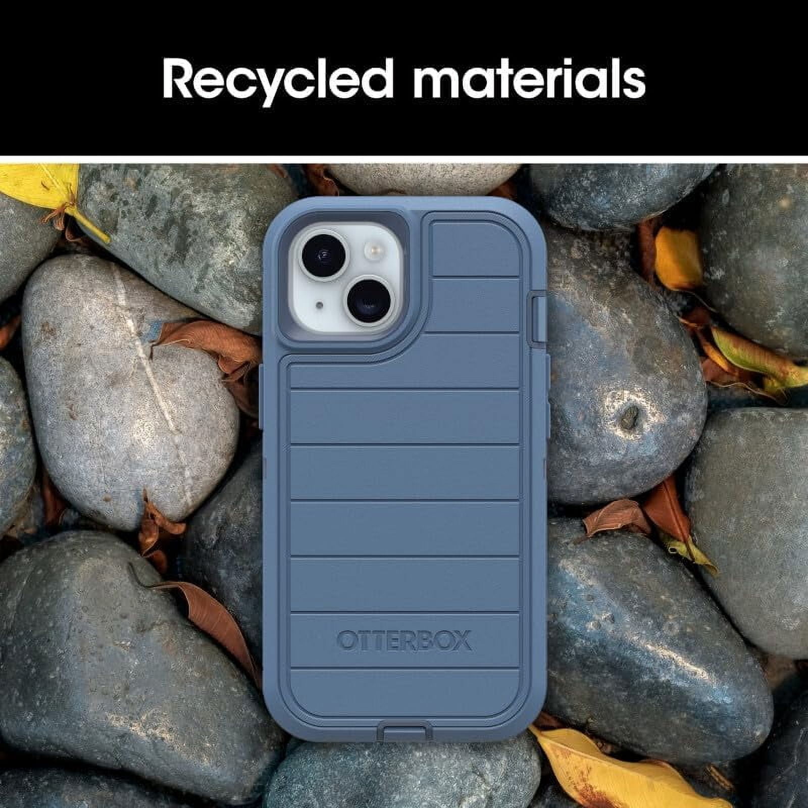 OtterBox iPhone 16e (Only) - Defender Series Pro Case - Baby Blue Jeans (Blue) - Screenless - Rugged & Durable - with Port Protection - Holster Clip Includes