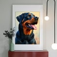 thumbnail image 2 of Diamond Art Kit for Adults, Rottweiler Portrait Tongue Out Diamond Painting for Adults Beginners, 5D DIY Diamond Art Painting Kits, Colorful Diamond Painting Craft for Home Decor 12x16, 2 of 7