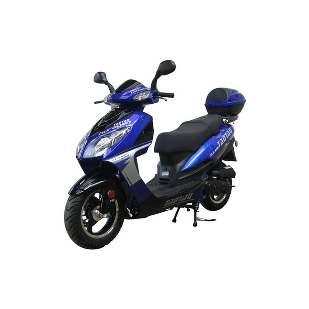 BLUE Taotao Titan Evo 49CC Bigger Size Gas Street Legal Scooter
