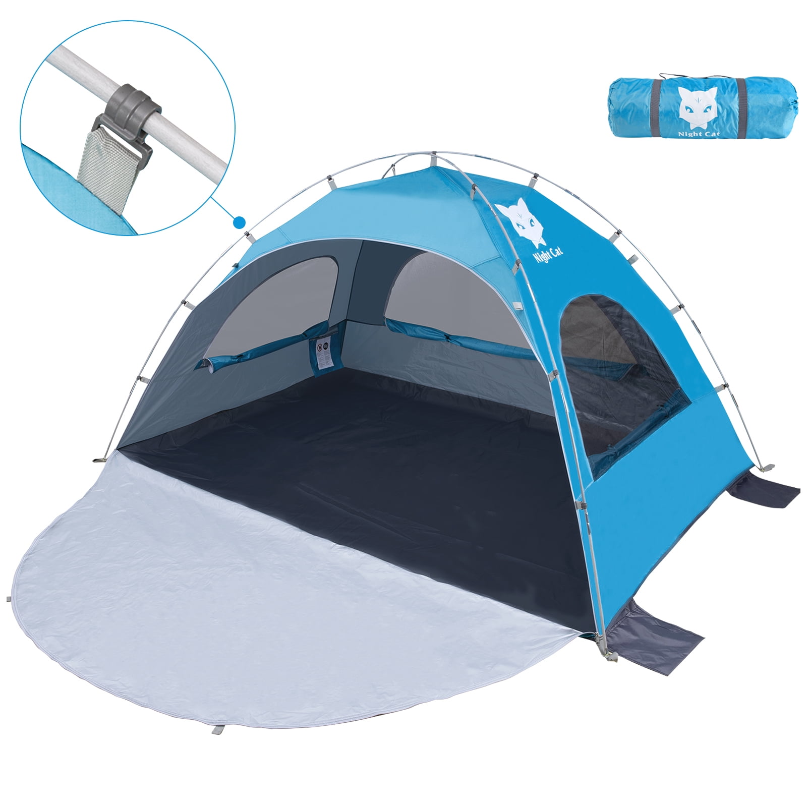 Night Cat Beach Tent Portable Camping 