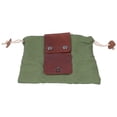 thumbnail image 5 of Outdoor Foraging Bag Portable Canvas Camping Belt Pouch Waist Hanging Tool Storage Bag,, 5 of 5