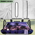 thumbnail image 6 of KUIFORTI Purple Palm Tree Golf Seat Covers for Cart Summer Outdoor Anti-hot Club Car Blanket Easy Installation Foldable Compatible with EZGO and More 2 Person Seats Golf Carts, 6 of 7