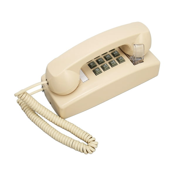 Teléfono montado en la pared NikouMX a prueba de agua retro con cable impermeable