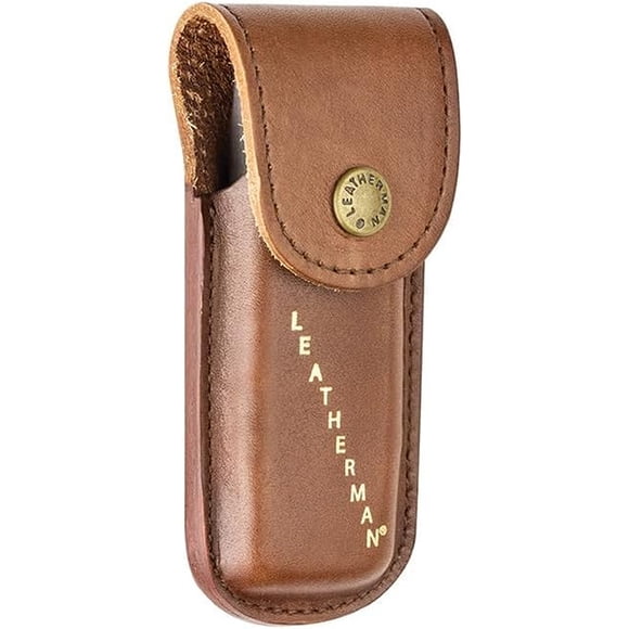 LEATHERMAN, Heritage Leather Snap Sheath for Multi-Tools, Brown, Large