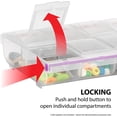 thumbnail image 2 of Craft Mates Craft & Sewing Supplies Organizer, 14 Locking Compartments (3XL) with Clear Lids, Bead, Jewelry, Embroidery, Thread, Needle, Scrapbooking, DIY Storage Box for Crafters and Artists, 2 of 5