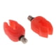 thumbnail image 2 of Pinza de caña fluorescente Shamjiam 2 uds Cabezal de silicona rojo Barra de pesca Butt Rest, 2 of 9