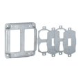 thumbnail image 1 of Hubbell-Raco 809U 2 Gang Square Steel Box Cover, 1 of 5