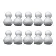 thumbnail image 1 of 10 muñecos de nieve navideños, muñecos de nieve portátiles y divertidos, con forma de bolas de espuma para fiestas, guarderías, decoraciones navideñas 14 centímetros, 1 of 8