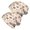 Football Helmet Beige Pattern, variant on Football Bow White Pattern 2 Pack Slouchy Beanie Hat, Sleep Head Cover with Stretchy Fabric & Soft Texture, Lightweight Flexible Gifts for Birthday Christmas Thanksgiving