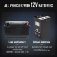 thumbnail image 3 of 12V Car Battery Tester 40-3000 CCA Lithium Battery Test Lead Acid Battery Analyzer LED Display with QR Code, 3 of 7